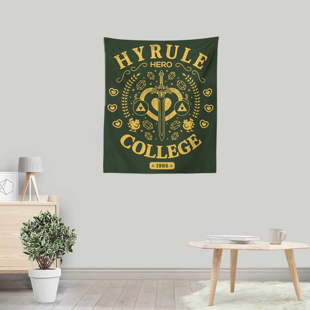 Hero College - Wall Tapestry – Once Upon a Tee