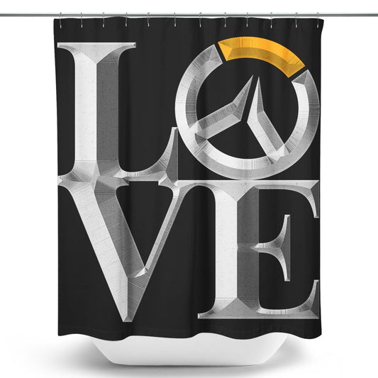 Hero Love - Shower Curtain