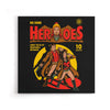 Heroes Comic - Canvas Print