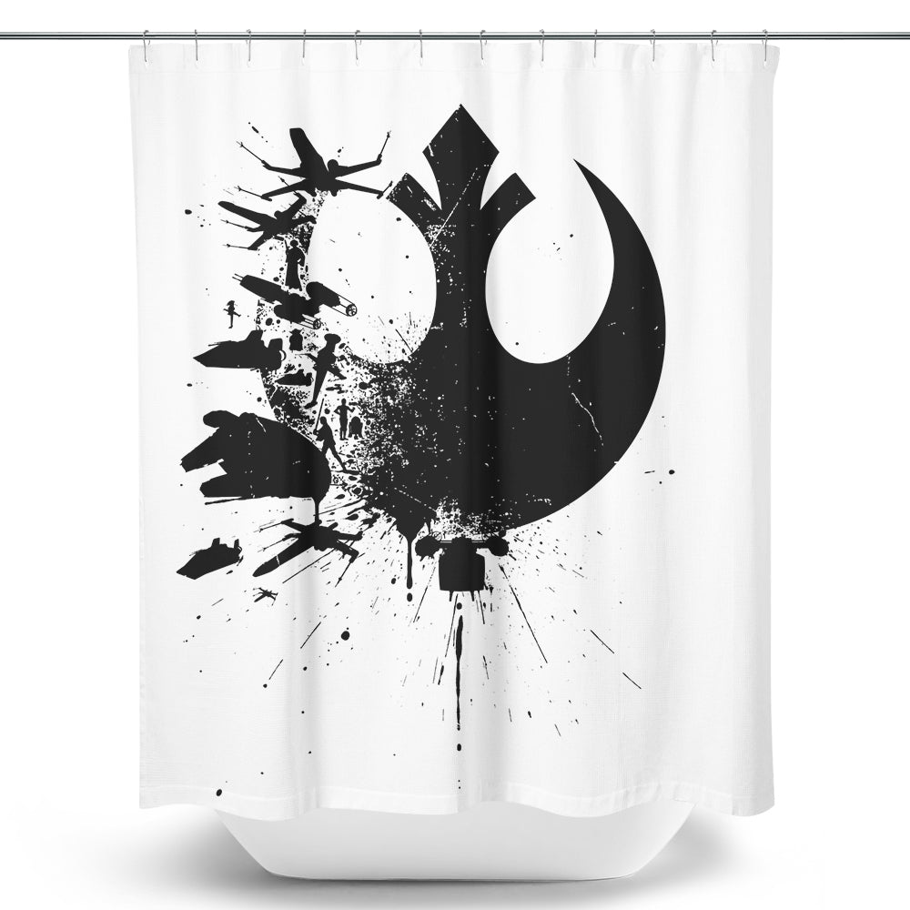 Heroes of the Rebellion (Alt) - Shower Curtain