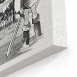 Hero's Awakening Sumi-e - Canvas Print