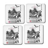 Hero's Awakening Sumi-e - Coasters