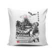 Hero's Awakening Sumi-e - Throw Pillow