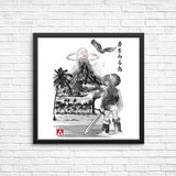 Hero's Awakening Sumi-e - Posters & Prints