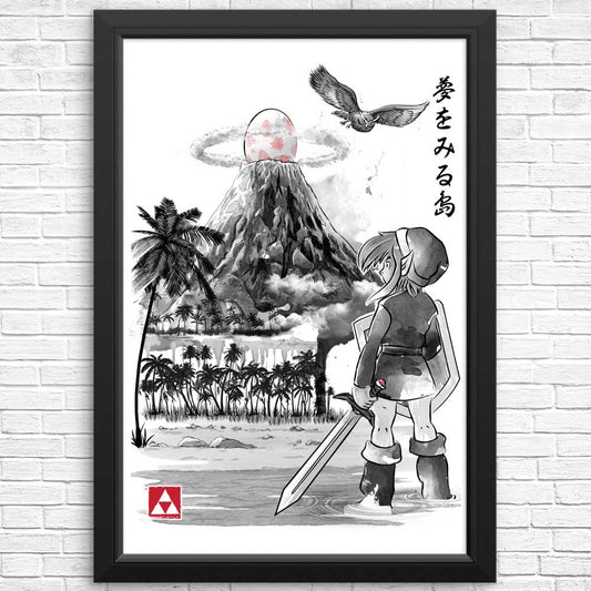 Hero's Awakening Sumi-e - Posters & Prints