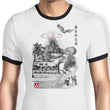 Hero's Awakening Sumi-e - Ringer T-Shirt