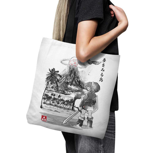 Hero's Awakening Sumi-e - Tote Bag
