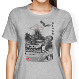 Hero's Awakening Sumi-e - Women's Apparel