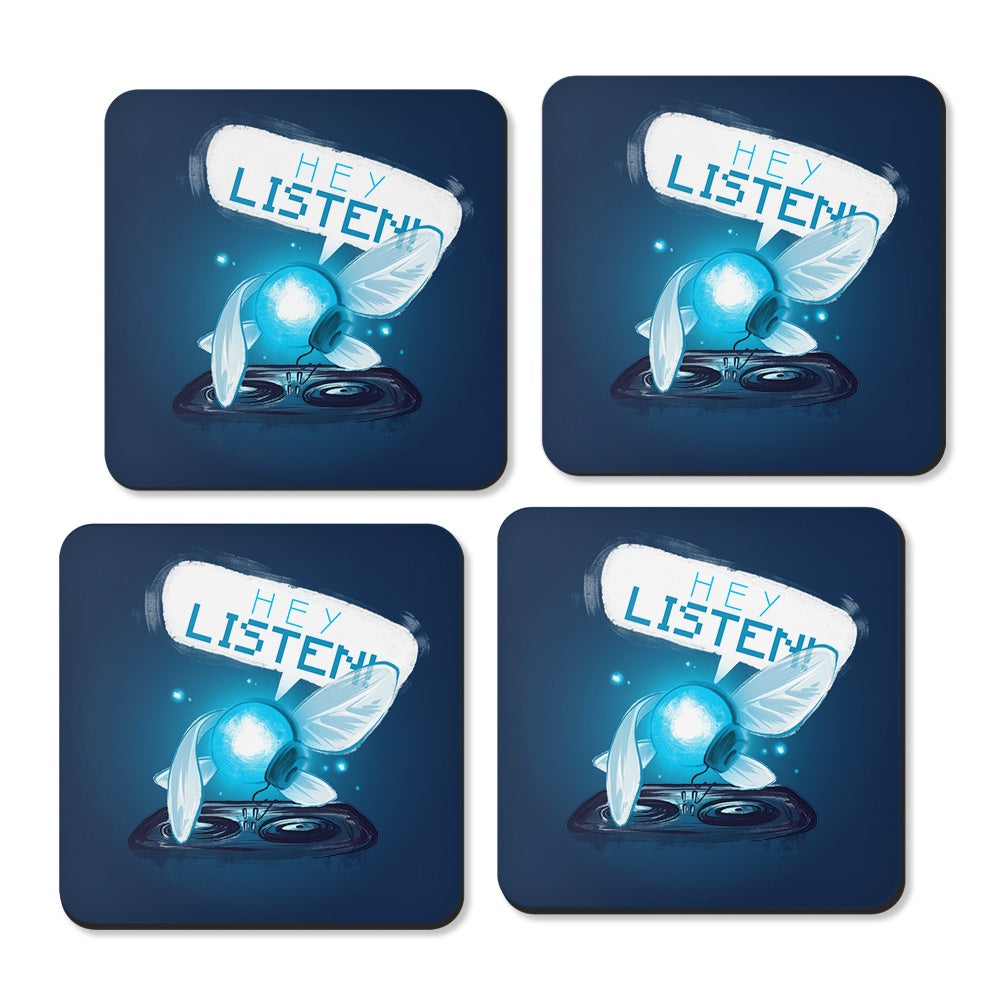 Hey Listen - Coasters