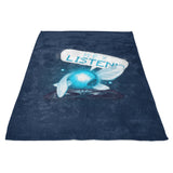 Hey Listen - Fleece Blanket