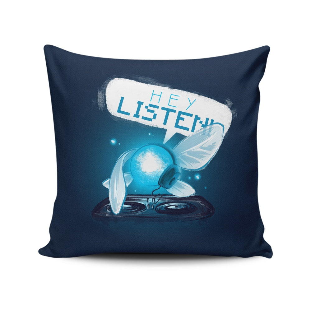 Hey Listen - Throw Pillow