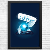 Hey Listen - Posters & Prints