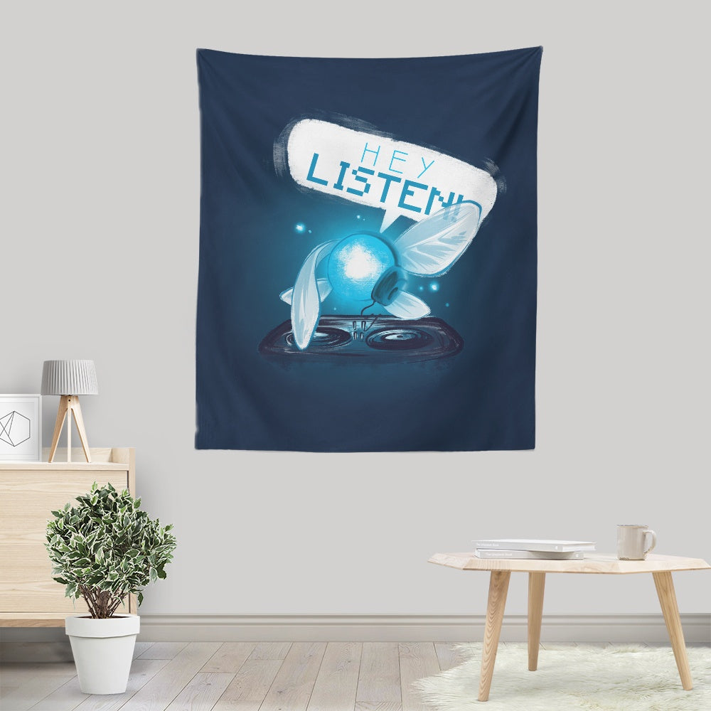 Hey Listen - Wall Tapestry