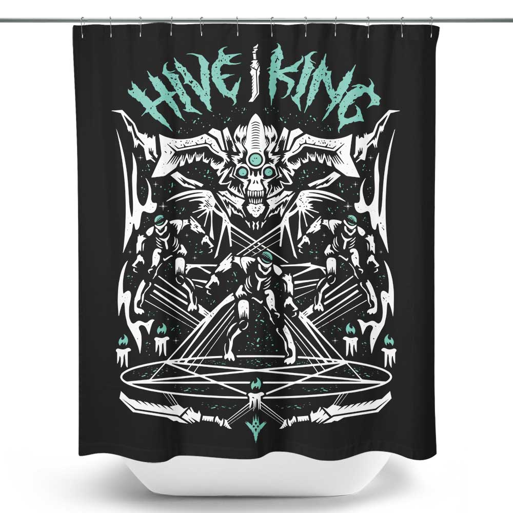 Hive King Shower Curtain Once Upon a Tee