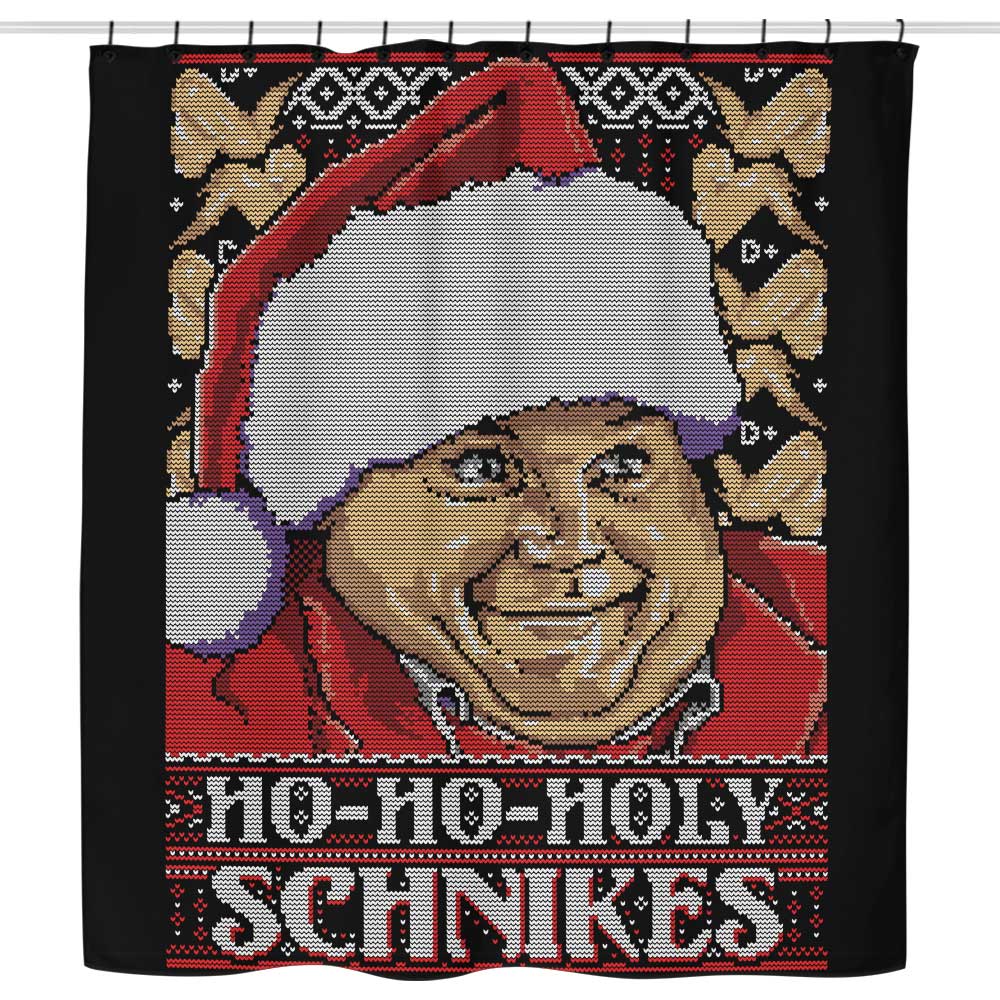 Ho-Ho-Holy Schnikes - Shower Curtain