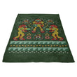 Holiday on Zebes - Fleece Blanket