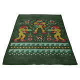 Holiday on Zebes - Fleece Blanket