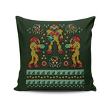 Holiday on Zebes - Throw Pillow