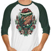 Holidays at Elm Street - 3/4 Sleeve Raglan T-Shirt