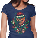 Holidays at Elm Street - Women's V-Neck