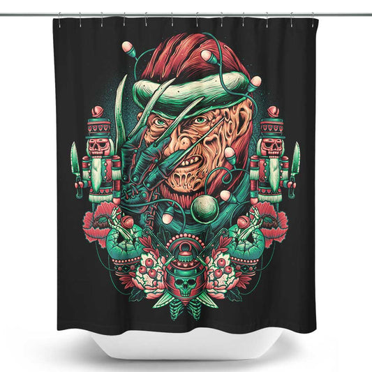 Holidays at Elm Street - Shower Curtain