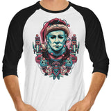 Holidays at Haddonfield - 3/4 Sleeve Raglan T-Shirt