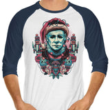 Holidays at Haddonfield - 3/4 Sleeve Raglan T-Shirt