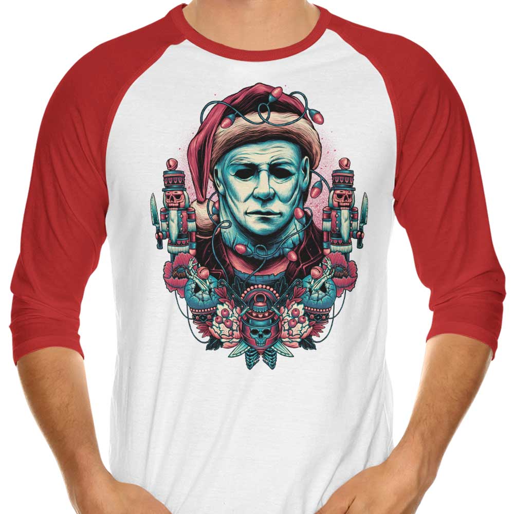 Holidays at Haddonfield - 3/4 Sleeve Raglan T-Shirt