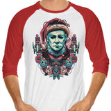 Holidays at Haddonfield - 3/4 Sleeve Raglan T-Shirt