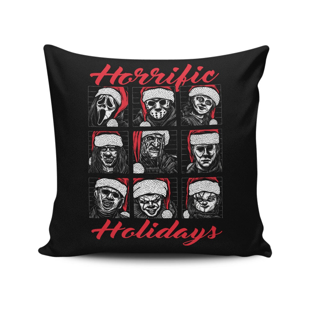 Horrific Holidays - Throw Pillow