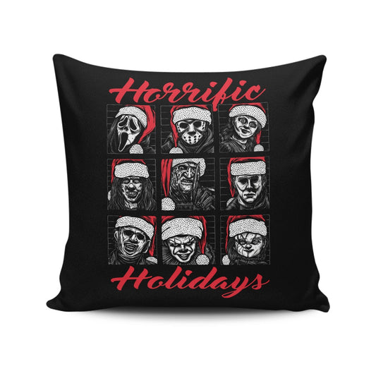 Horrific Holidays - Throw Pillow