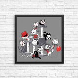 Horror Cats - Posters & Prints