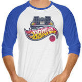 Hot Wheels to the Future - 3/4 Sleeve Raglan T-Shirt