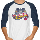 Hot Wheels to the Future - 3/4 Sleeve Raglan T-Shirt