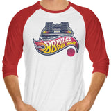 Hot Wheels to the Future - 3/4 Sleeve Raglan T-Shirt