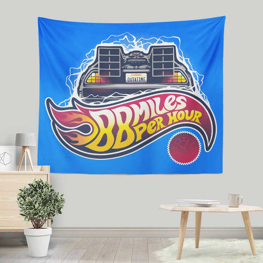 Hot Wheels to the Future - Wall Tapestry