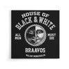 House of Black and White - Canvas Print