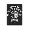House of Black and White - Canvas Print