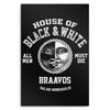 House of Black and White - Metal Print
