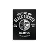 House of Black and White - Metal Print