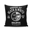House of Black and White - Throw Pillow