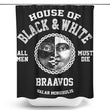 House of Black and White - Shower Curtain