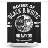 House of Black and White - Shower Curtain