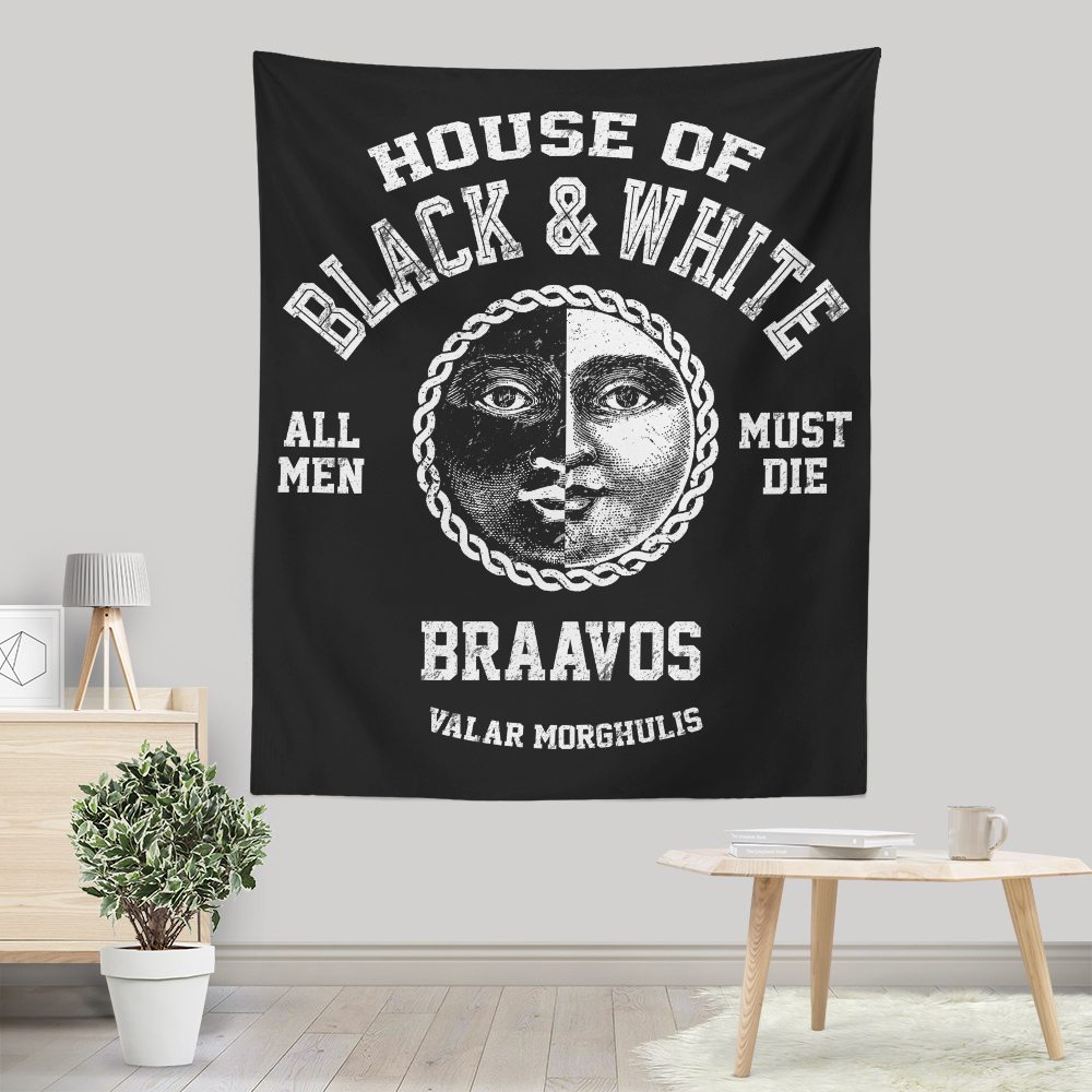 House of Black and White - Wall Tapestry