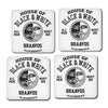 House of Black and White (Alt) - Coasters