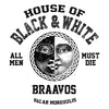 House of Black and White (Alt) - Coasters