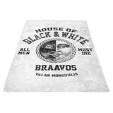 House of Black and White (Alt) - Fleece Blanket