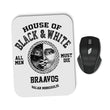 House of Black and White (Alt) - Mousepad