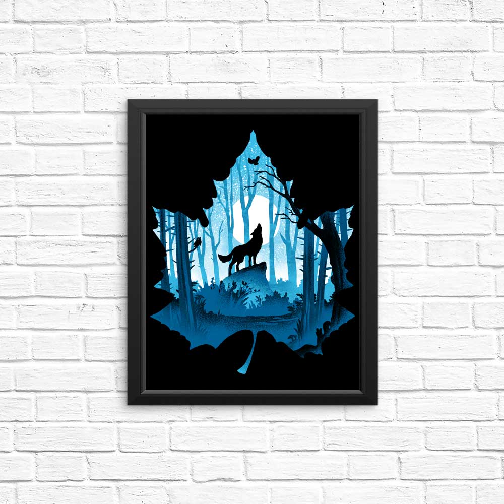 Howling Wolf - Posters & Prints | Once Upon a Tee