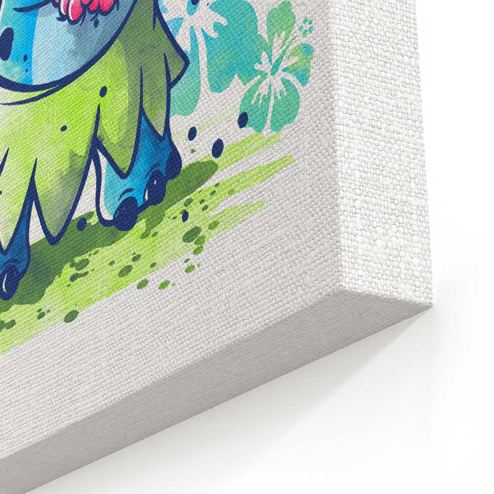 Hula Dance Experiment - Canvas Print